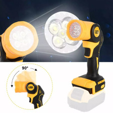 Cordless Led Pivoting Work Light For Dewalt Led 20v 20volt Max Flashlight Tools Cordless Led Pivoting Work Light For Dewalt Led 20v 20volt Max Flashlight Tools