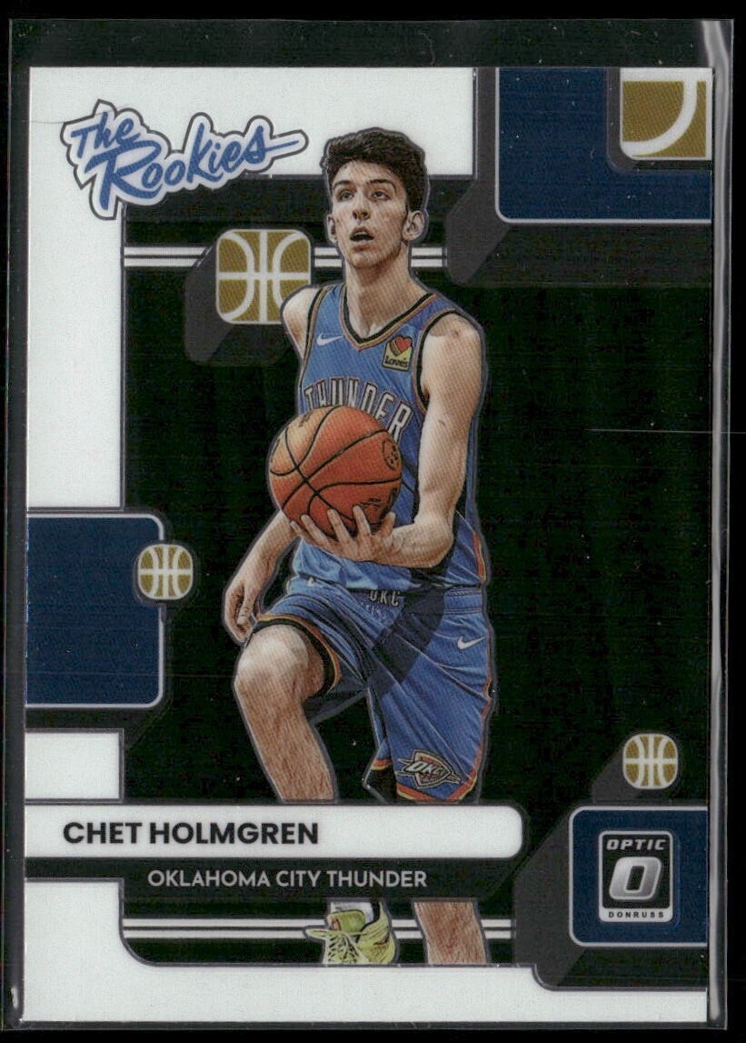 CHET HOLMGREN RC 2022-23 PANINI OPTIC THE ROOKIES