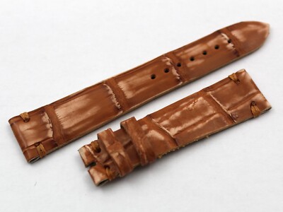 Cinturino In Vera Pelle Alligatore 12-20mm – Marrone, Per Orologi Da Polso - Foto 2