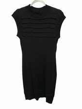 Banana Republic Women's Size S  Dress Black Solid Knee Length Casual