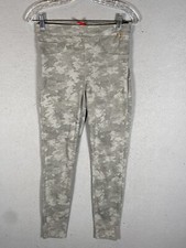 Spanx Jean Pants Leggings Womens SZ Small Gray Camo Pull On Skinny Slimming
