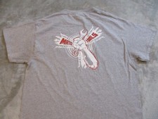 Matco Tools Shirt Mens Large Gray Red Logo Construction Mechanic Uniform 0253