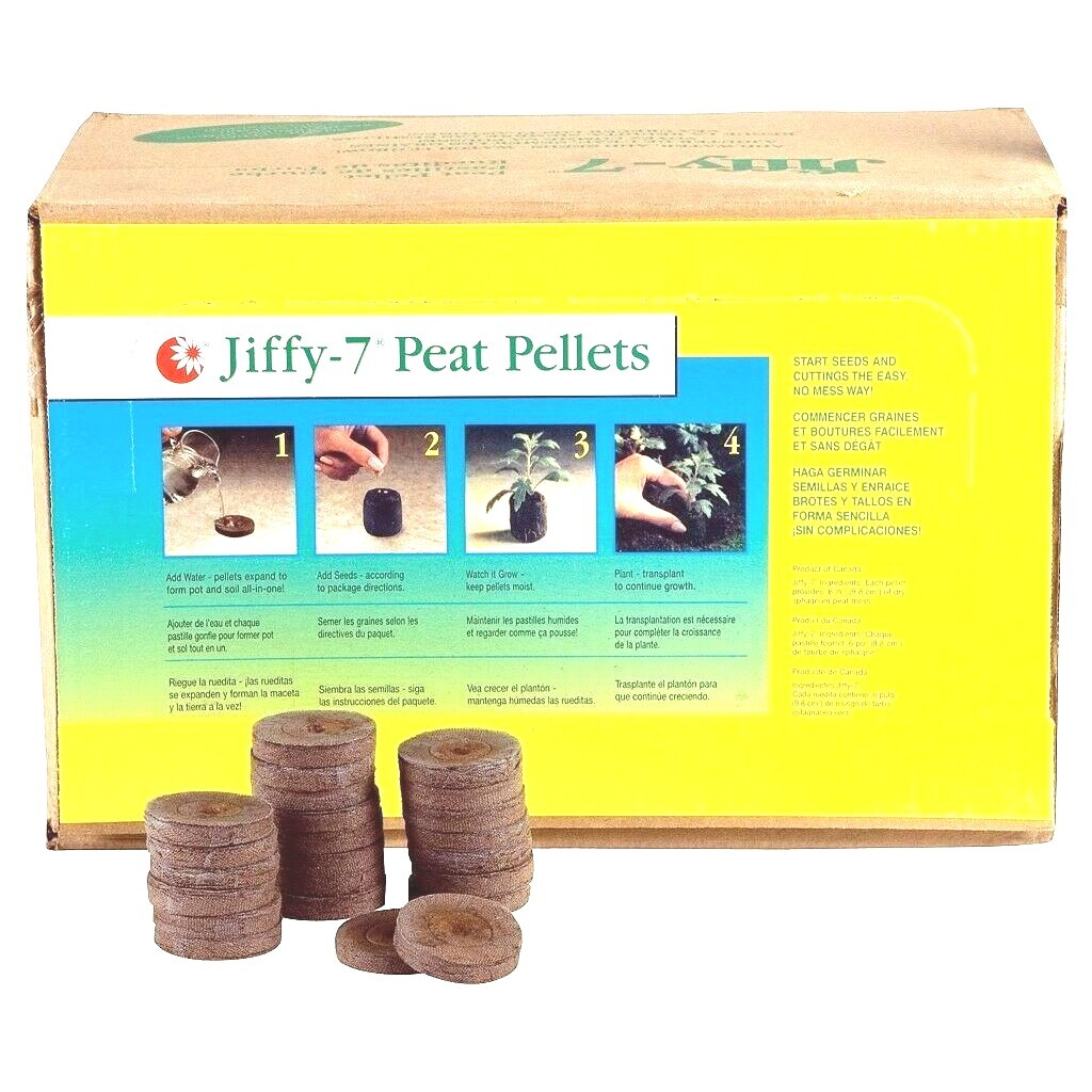 50 100 500 JIFFY 7 41MM Peat Compost Plug Seed Starter Grow Pellets