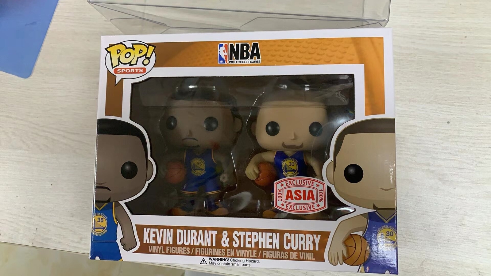 Funko Pop! Sports Nba Kevin Durant &Amp; Stephen Curry Asia Exclusive 2-Pack