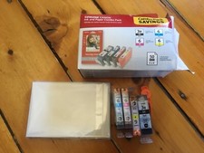 Genuine CANON Ink and Paper Combo Pack 3e bk,6c,6m,6y.50 photo paper 4 x6
