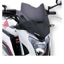 Ermax 030103150 Motorcycle Nose Screen Sport 28cm-Black Honda CB650F 2014 - 2016