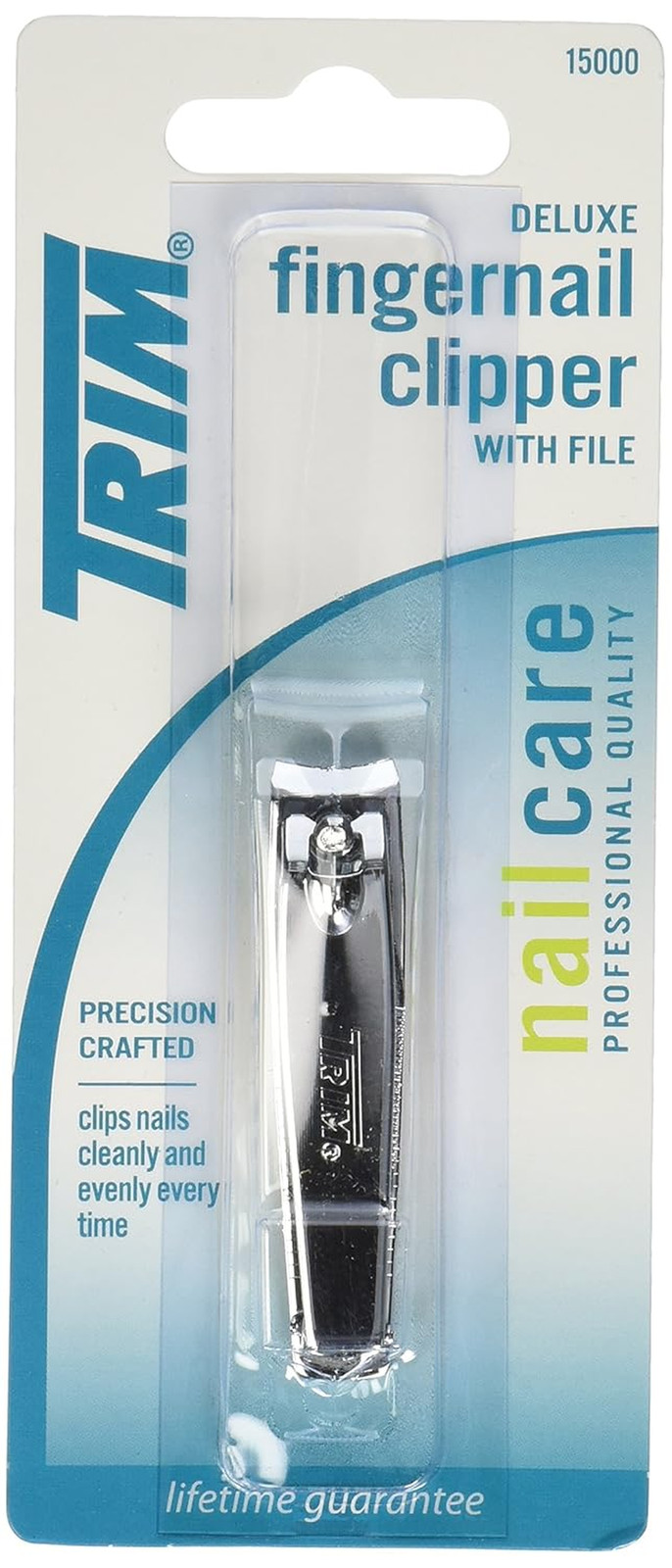 Deluxe Fingernail Clippers with File – Sharp, Durable Clippers With