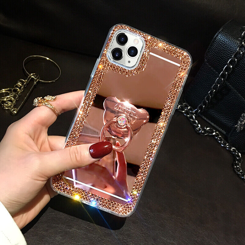 For iPhone 16 Pro Max 15 14 13 12 11 XS XR Sparkle Bling