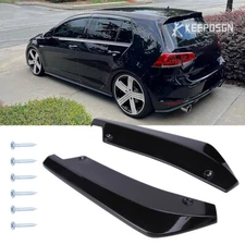Car Rear Bumper Lip Splitter Diffuser Spoiler Body Kit For VW Golf MK7 MK6 GTI