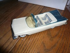 1959 Chevrolet Convertible Dealer Promo Friction Car - Beige  Steel Blue