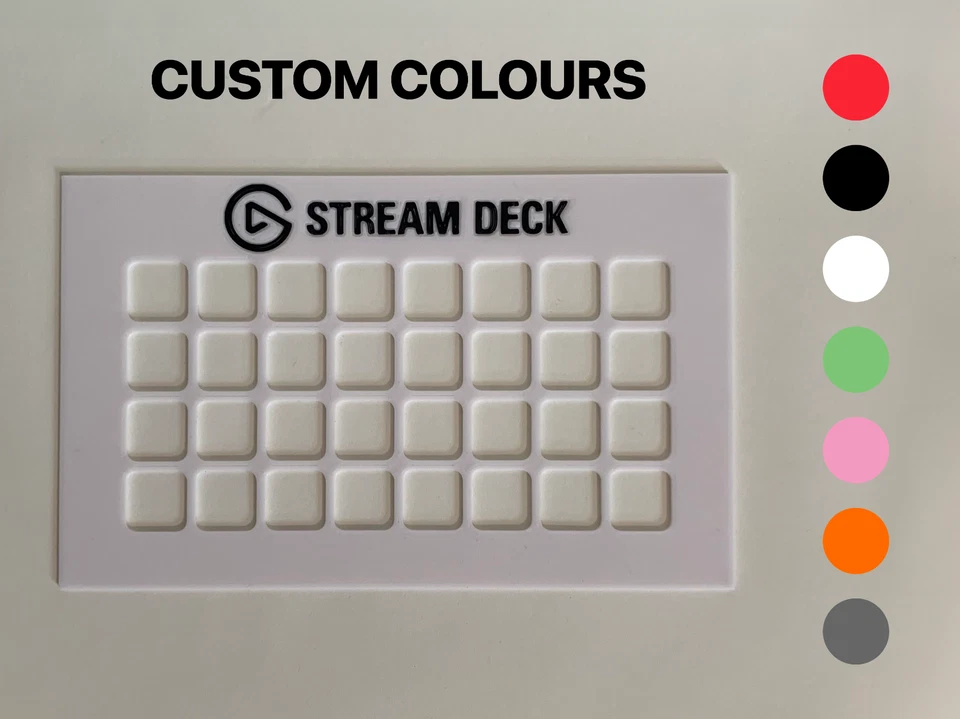 Elgato Stream Deck XL Cover with Custom Text And Colour Options! - Image 2 of 4