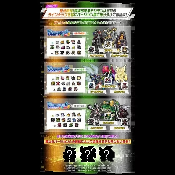Digital Monster Color Ver.3 Original Purple Digimon 25th