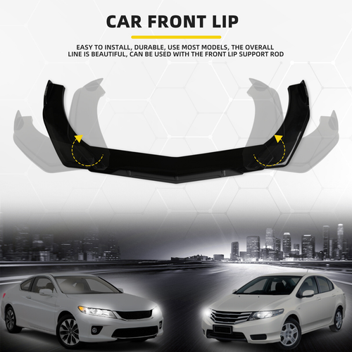 Kit de carrocería brillante divisor de labios parachoques delantero para Audi A4 A5 A6 A7 S3 S4 S5 - Imagen 4 de 12