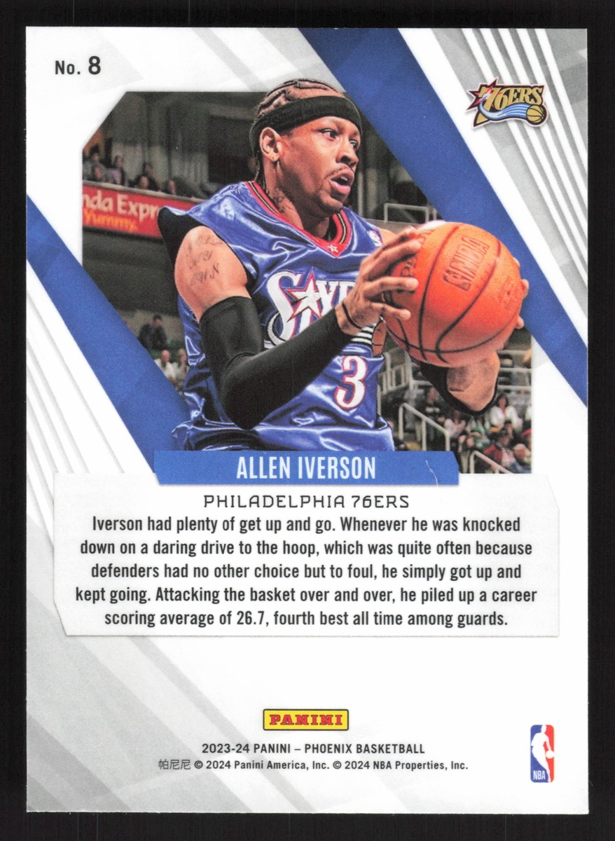 その他 ALLEN IVERSON  FLAIR FINAL EDITION 1996-97 Flair Showcase Row 2 #3 Allen Iverson RC Rookie Card