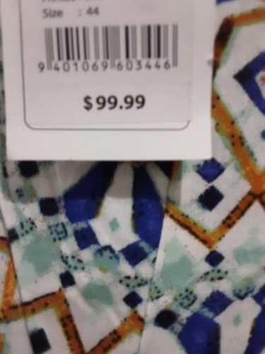 Euro Edit Pants Womens 16 Print Pockets W32 Elastic Waist Lounge New Tags - Picture 11 of 13