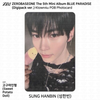 ZEROBASEONE ZB1 5th Mini Album Blue Paradise Ktown4u POB Photocard