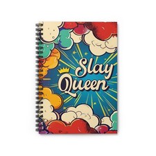 Slay Queen 6" x 8" Spiral Notebook, Journal