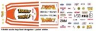 HAZEN  VELEBIL PANIC Top Fuel Dragster 1 64th Slot Car Decals