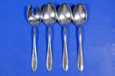 4 x WMF Cromargan Innsbruck Stainless Serving Spoons and Fork Germany