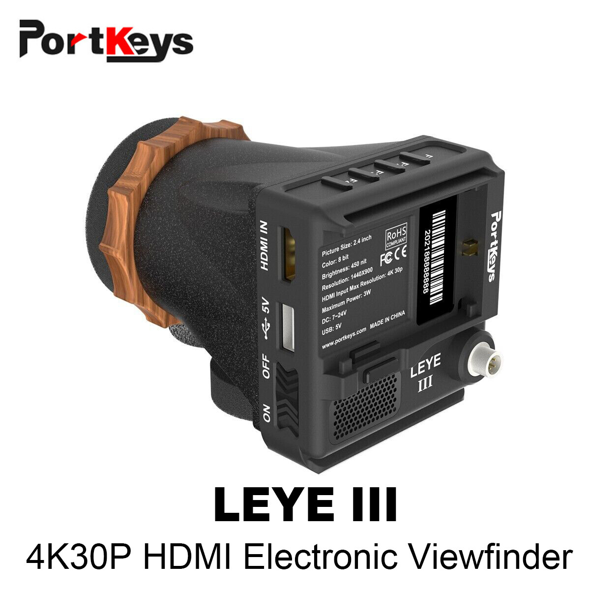 PortKeys LEYE III 4K HDMI 2.4