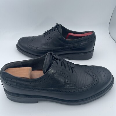 Mephisto Black Leather Goodyear Welt Men