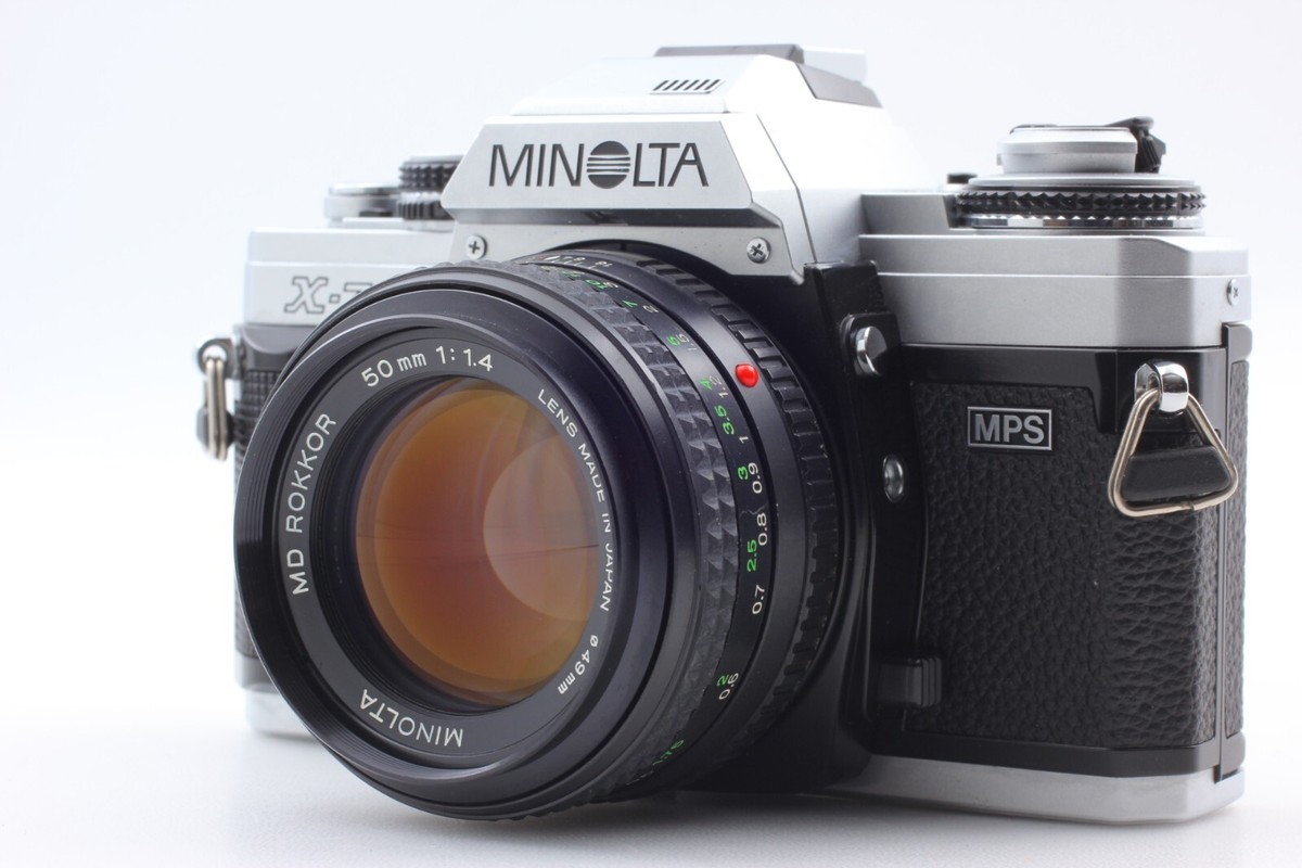 Rare! Silver 【 Top Mint 】Minolta X-700 MPS + MD 50mm F1.4 Rare! Silver 【 Top Mint 】Minolta X-700 MPS + MD 50mm F1.4