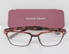 Foster Grant TO GO Ultra Slim Readers w Slim Protective Case FGTRTG01 TOR