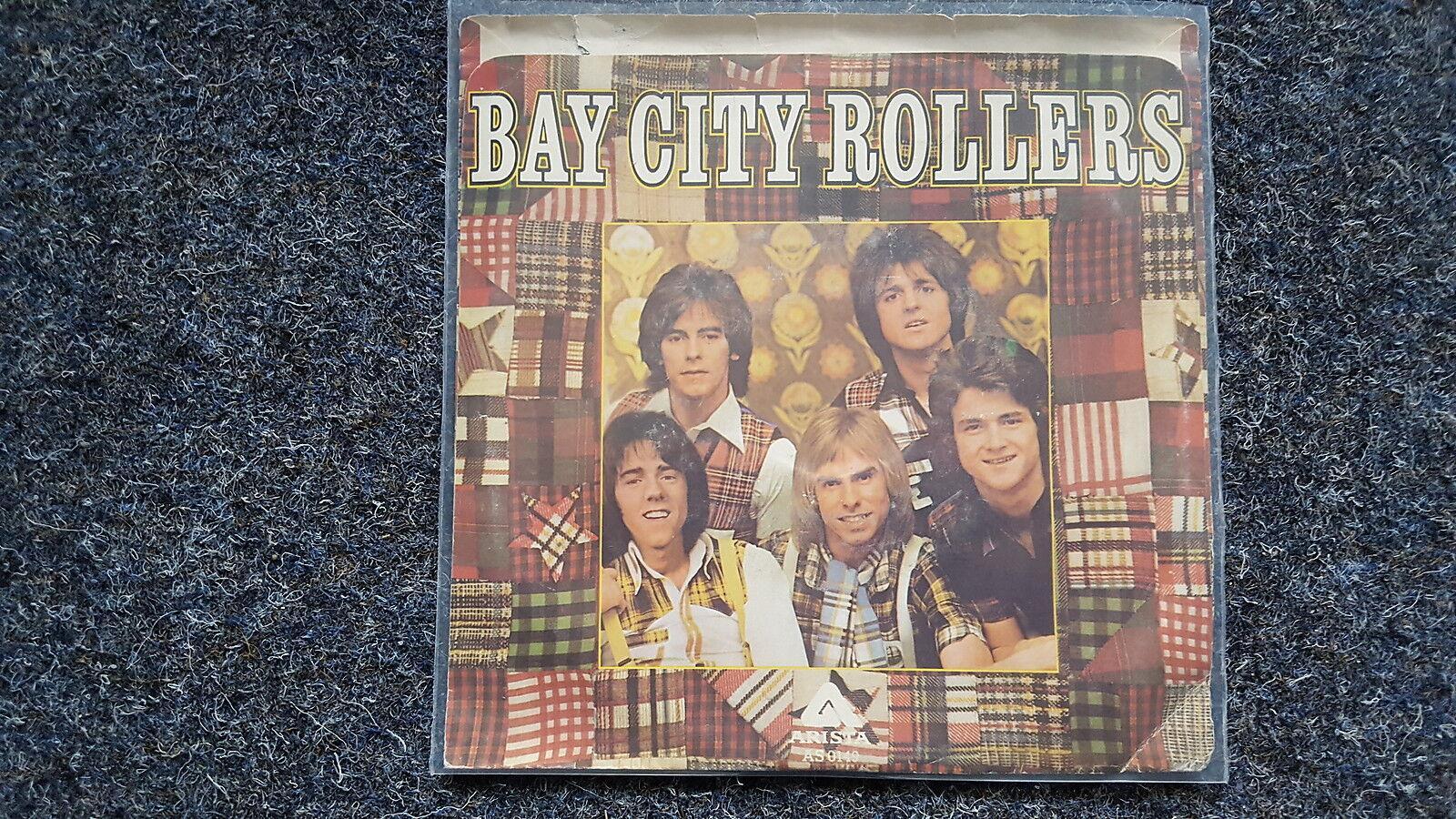 7"" Single Vinyl Bay City Rollers - Saturday night US WITH COVER