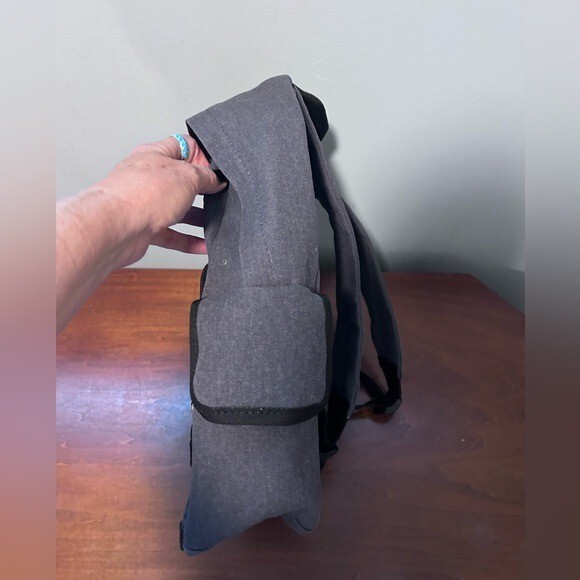 NWT London fog denim canvas backpack MSRP 108 | eBay