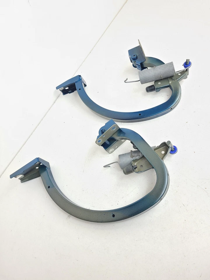 2022-2024 AUDI A3 REAR TRUNK HINGE DECKLID MOUNT SPRING LZ5Z BLUE SET OF 2 OEM - Image 4 of 4