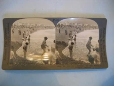 Keystone View Company P40 Children on the Beach Brighton England 33015