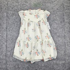 Carter's Toddler Floral Tiered Short-Sleeve Dress NWT Size 4T, 5T