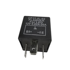 3-pin Car Flasher Relay Fix Light Led Lamp Turn Signal Hyper Flash Cf13 Jl-02 Us
