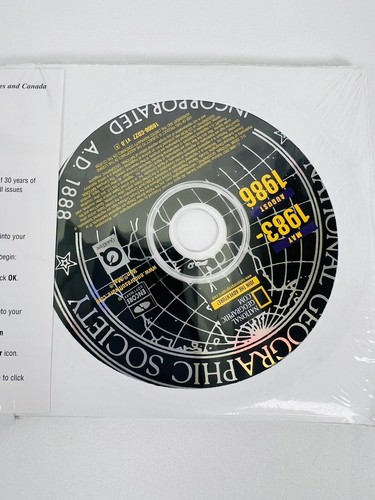 Complete National Geographic 30 Memorable Years CD-ROM All 1970-2000 NEW SEALED - Picture 3 of 4