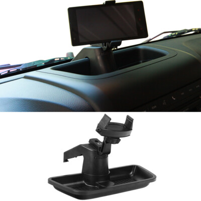 Dashboard Cell Phone Holder Mount w/Storage Orgnizer for Jeep Wrangler JK 12-17