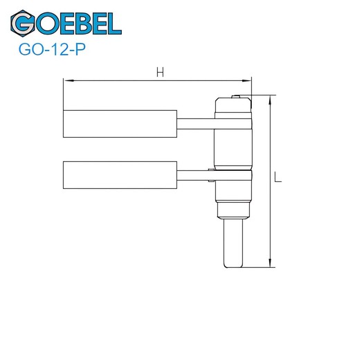 GOEBEL - Zweihand Ratsche GO-12-P für Schliessringbolzen 6,4 mm - Bild 3 von 5