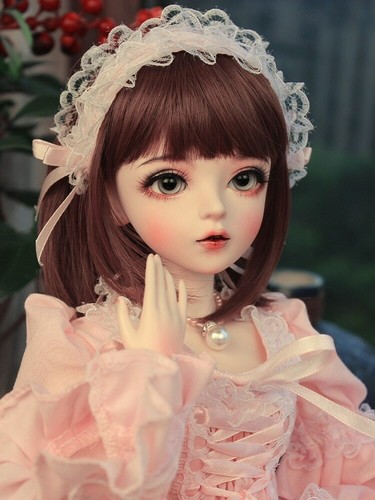 60cm BJD Doll 1/3 Girl Dolls + Wigs + Eyes + Makeup + Clothes Full Set Outfit - Picture 9 of 9