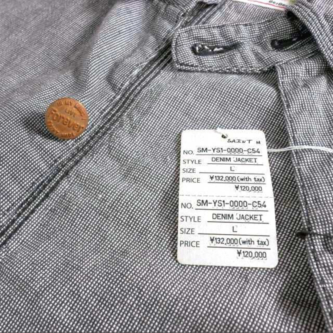 St. Michael SAINTMICHAEL BERBERJIN 24AW STRIPE BB_DENIM JKT St. Michael SAINTMICHAEL BERBERJIN 24AW STRIPE BB_DENIM JKT