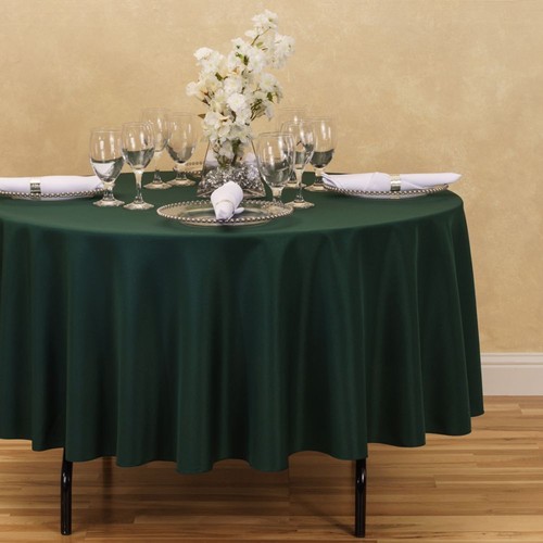 LinenTablecloth 90 in. Round Polyester Tablecloths, 33 Colors! Weddings & Events - Picture 82 of 136