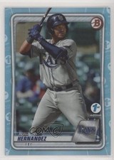 2020 Bowman Draft 1st Edition Sky Blue Foil Ronaldo Hernandez #BD-161 0w7