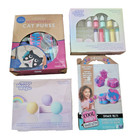 💥 Craft Lot Make Your Own Cat Purse Bag LIP BALM Shower Melts BATH BOMB Set New — photo 1