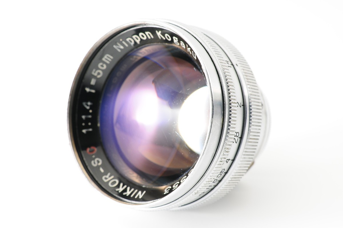 Nippon Kogaku Tokyo NIKKOR-S・C 5cm F1.4 Nikon Nikkor-S.C Nippon Kogaku 5cm F1.4 LTM Black Rim/Black Band