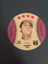1976 MSA Dairy Isle Baseball Disc Tony Perez