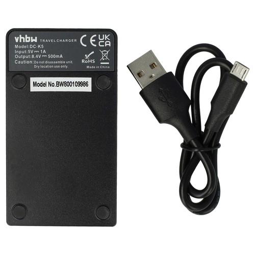 USB Battery Charger for Panasonic VDR-M75 VDR-M70 VDR-M95 8.4V - Picture 2 of 9
