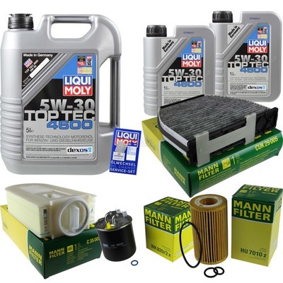 INSPEKTIONSKIT FILTER LIQUI MOLY ÖL 7L 5W-30 für Mercedes-Benz C-Klasse T-Model