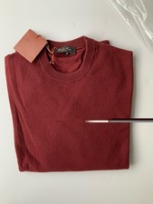 LORO PIANA 100 Cashmere Crew Neck Sweater  New With Tags