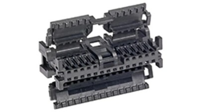 280x Molex 34824 24-poliger Crimpanschluss Leitungsverbinder Kunststoff schwarz 