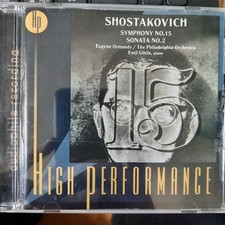 Shostakovich High Performance Symphony No 15 Piano Sonata No 2 CD 6ZVG