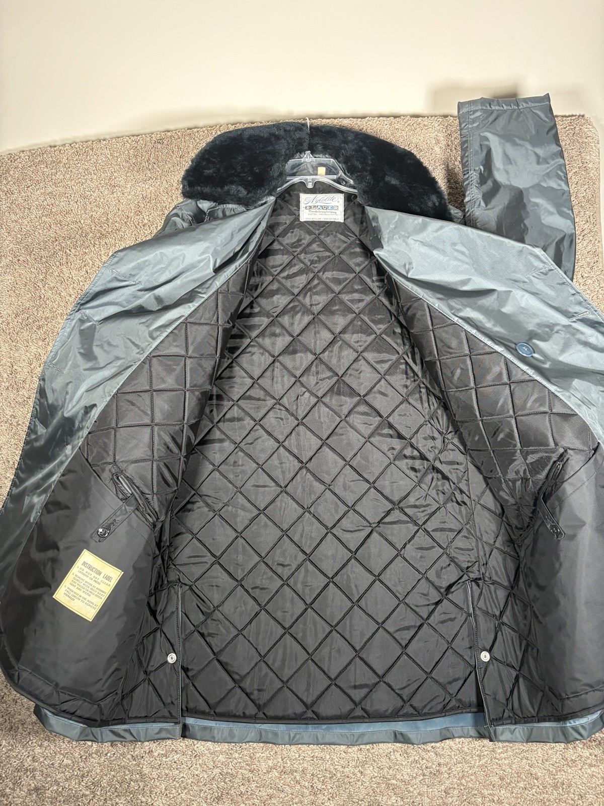 Vintage Blauer Nylolite Jacket Security Police Gu… - image 5
