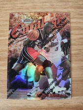 1997/98 Topps Finest CLYDE DREXLER REFRACTOR “CATALYSTS” HOLO #6🔥ULTRA RARE🔥